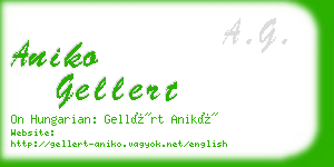 aniko gellert business card